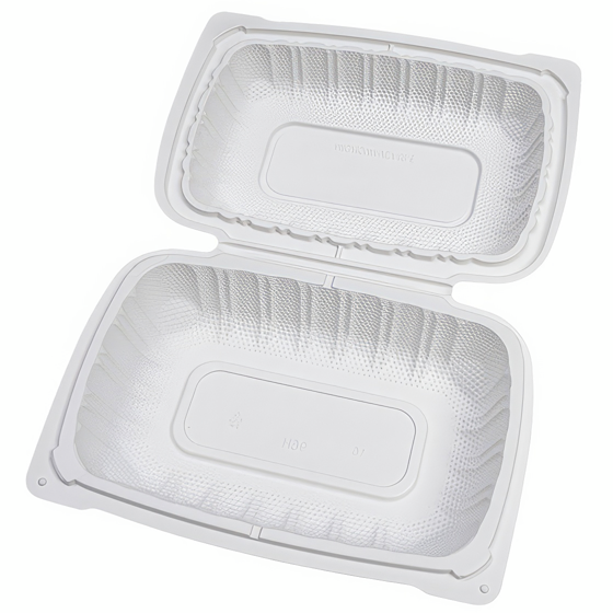 Emballage écologique 9x6 conteneur à charnière PP, paquet de 100 100 ea, 0,33 $/1ch