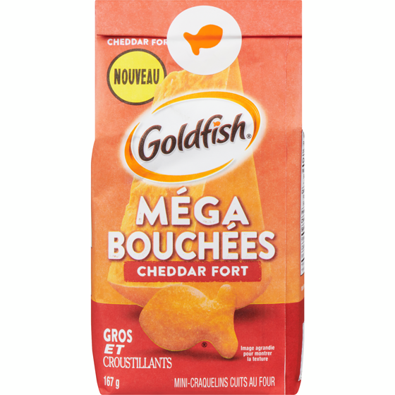 Pepperidge Farm Cheddar fort Mega Bites 167 g, 2,09 $/100g