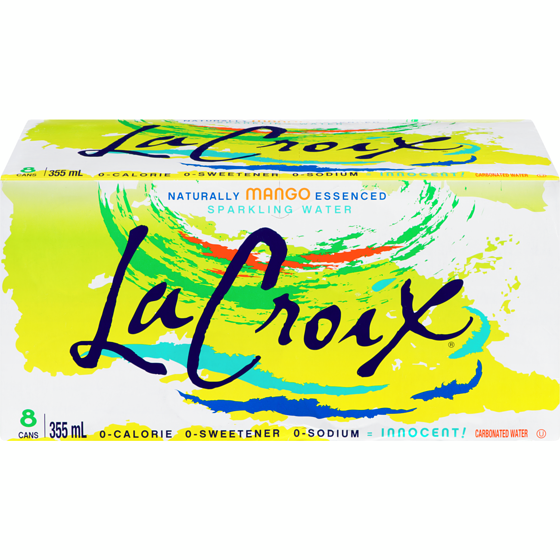 Lacroix Beverage Sparkling Water Naturally Mango Essenced 8x355.0 ml, $0.23/100ml