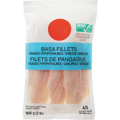 null Filets De Pangasius 908 g, 1,10 $/100g