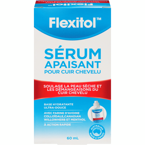 Flexitol Sérum de soulagement rapide pour le cuir chevelu sec et qui démange 60 ml, 28,32 $/100ml