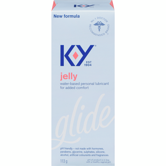 K-Y Jelly Water-Based Personal Lubricant For Added Comfort Glide 113 g, $8.40/100g