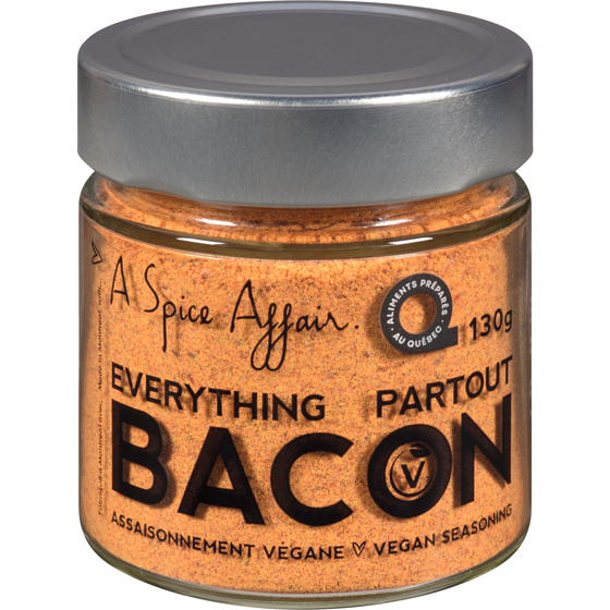 A Spice Affair ASS. BACON PARTOUT VEGETALIEN 130 g, 15,38 $/100g