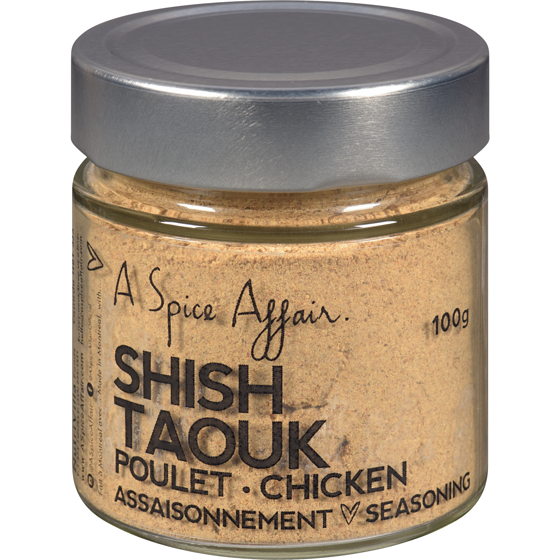A Spice Affair SPAF ASS. POULET SHISH TAOUK 100 g, 11,99 $/100g
