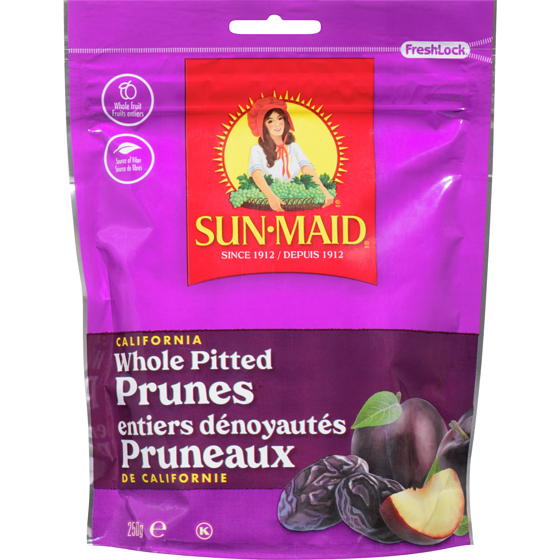 Sunmaid Prunes Pitted 250 g, $2.00/100g