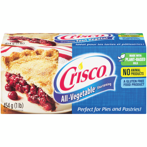 Crisco Shortening tout végétal 454 g, 0,88 $/100g