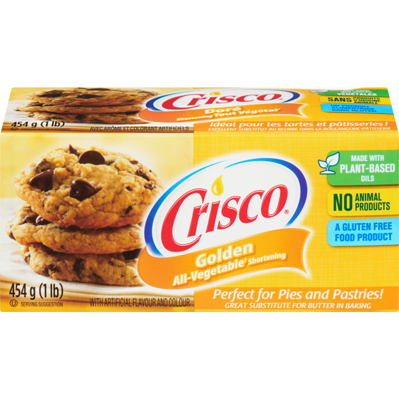 Crisco Golden All-Vegetable Shortening 454 g, $1.06/100g