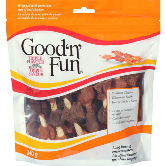 Good N Fun Triple Flavour Kabobs 340 g, $4.71/100g