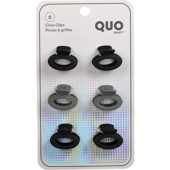 Quo Beauty Mini Claw Clips, 6 Pieces 6 ea, $1.07/1ea