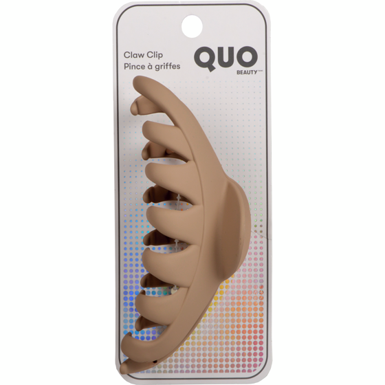 Quo Beauty Large Tan Claw Clip 1 ea, $3.99/1ea