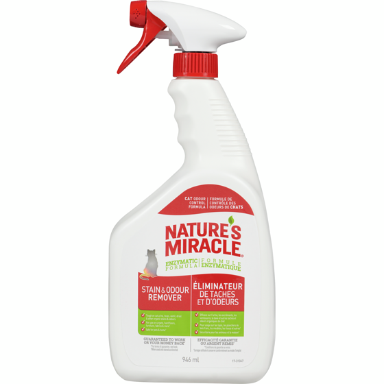 Nature's Miracle Stain & Odour Remover Cat Odour Control Formula 946 ml, $1.85/100ml