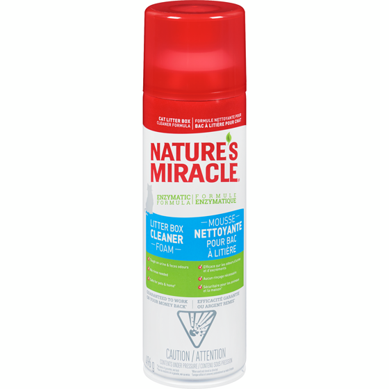 Nature's Miracle Litter Box Cleaner Foam 496 g, $2.62/100g
