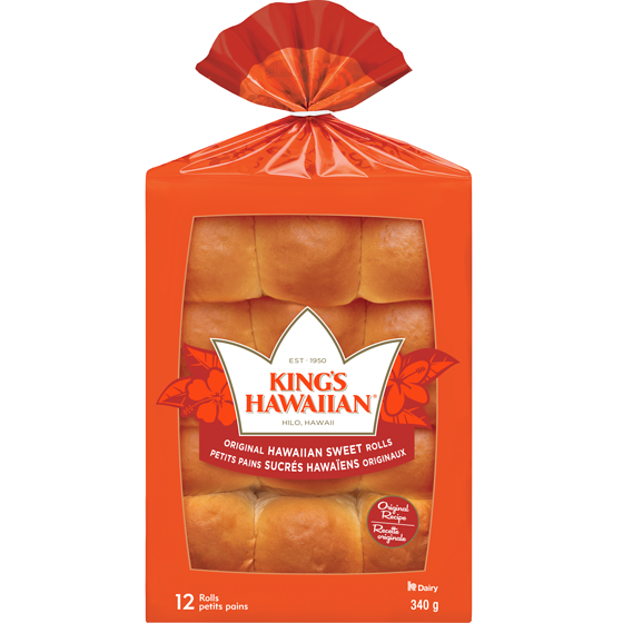 King's Hawaiian King’s Hawaiian Sweet Rolls  0.34 kg, $1.32/100g