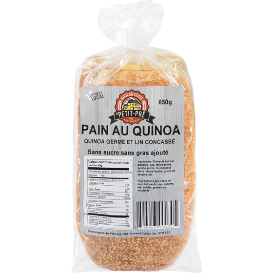 null Pain Au Quinoa 650 g, $0.92/100g