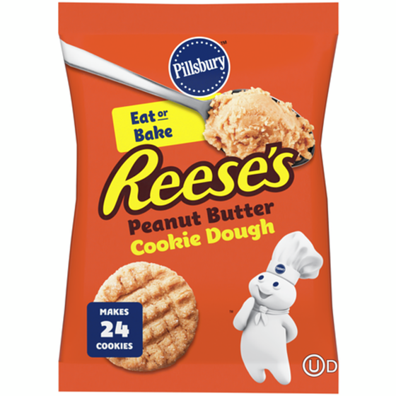 Pillsbury Ready to Bake Cookie Dough Reese Peanut Butter 454 g, $1.21/100g