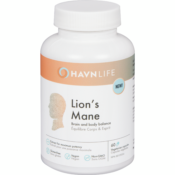 HavnLife Brain And Body Balance Lion's Mane 60 ea, $0.60/1ea