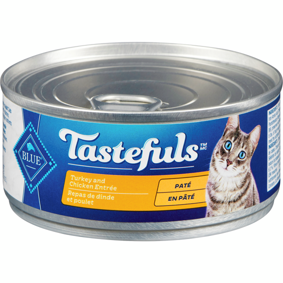Blue Buffalo Tastefuls Natural Food For Adult Cats Turkey And Chicken Entrée Paté 85 g, $2.69/100g