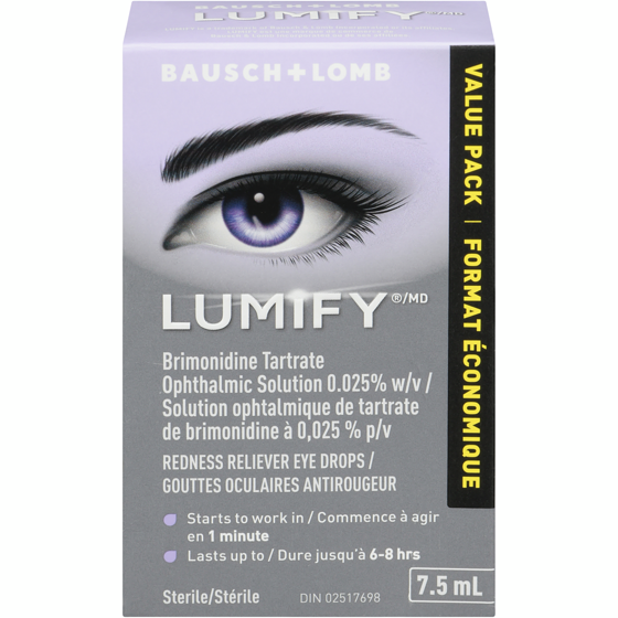 Bausch+Lomb Redness Reliever Eye Drops Value Pack 7.5 ml, $453.20/100ml