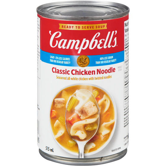 Campbell's Light Classic Chicken Noodle Ready to Serve Soup 515 ml, $0.66/100ml