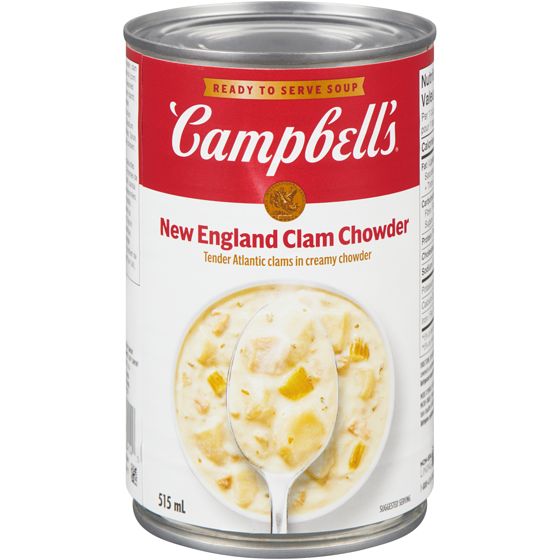 Campbell's New England Clam Chowder Ready to Serve Soup 515 ml, $0.49/100ml