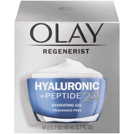 Olay Hyaluronic + Peptide 24 Hydrating Gel 48 g, $93.73/100g
