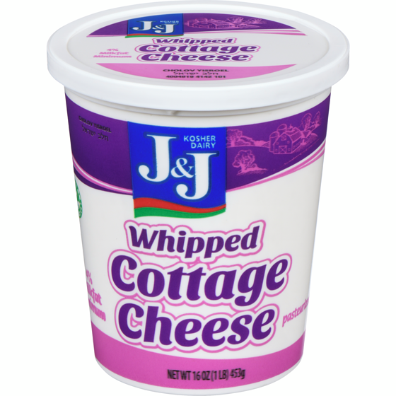 J and J Whipped Cottage Cheese 4% Milkfat Minimum 454 g, $3.08/100g
