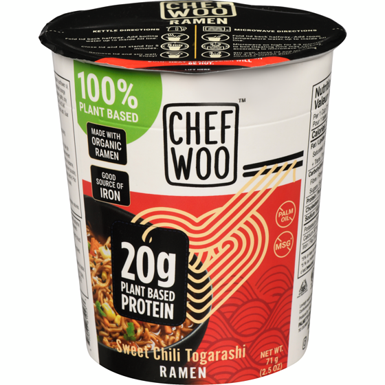 Chef Woo Ramen au piment doux togarashi 71 g, 3,51 $/100g