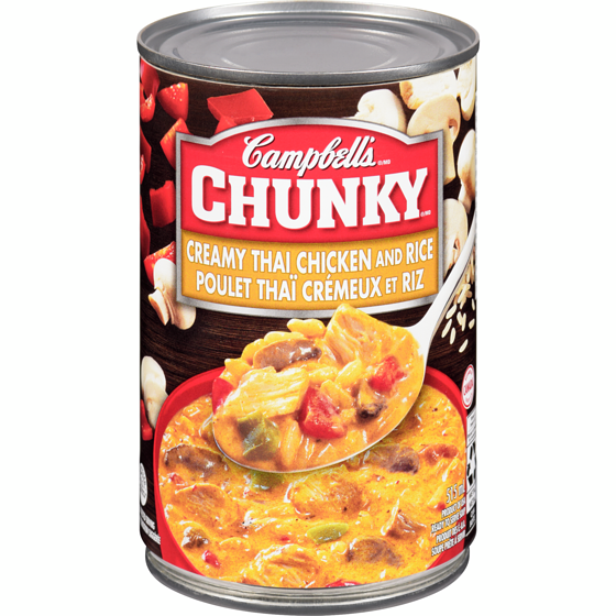 Campbell's Chunky Ready To Serve Soup Creamy Thai Chicken And Rice 515 ml, $0.44/100ml