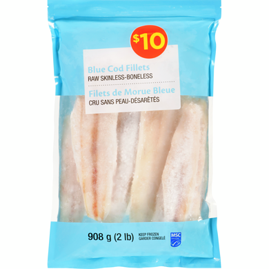null Filet de morue bleue 907 g, 1,10 $/100g