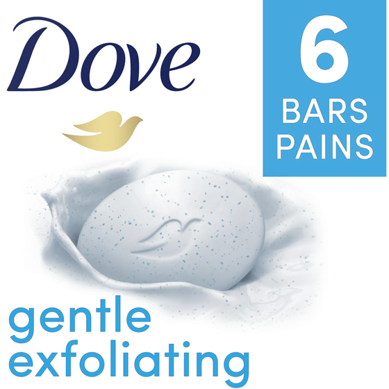 Dove Beauty Bar Gentle Exfoliating for softer and smoother skin 637 g, $2.20/100g
