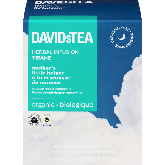 DAVIDsTEA Herbal Infusion Mother'S Little Helper Organic 21.6 g, $50.88/100g