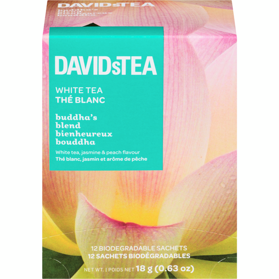 DAVIDsTEA White Tea Buddha'S Blend 18 g, $61.06/100g