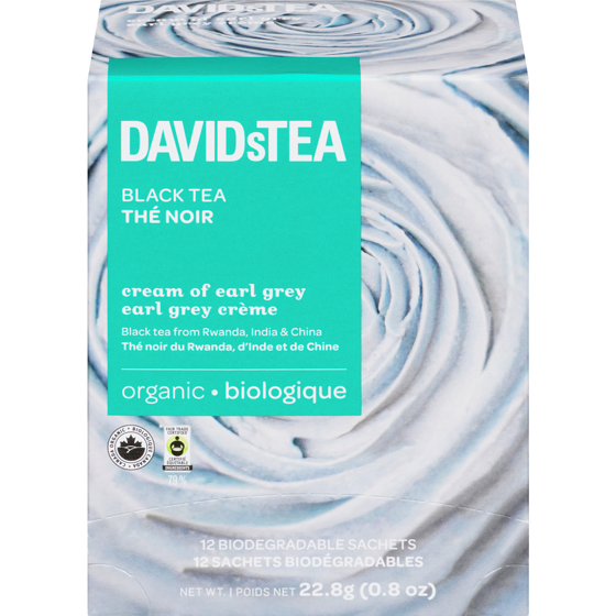 DAVIDsTEA Black Tea Cream Of Earl Grey Organic 22.8 g, $48.20/100g