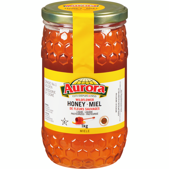 Aurora Wildflower Honey Liquid 1 kg, $1.45/100g