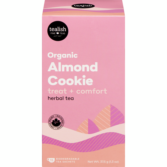 Tealish Herbal Tea Organic Almond Cookie 37.5 g, $29.31/100g