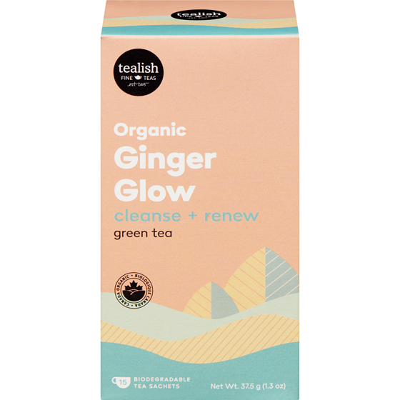 Tealish Green Tea Organic Ginger Glow 37.5 g, $29.31/100g