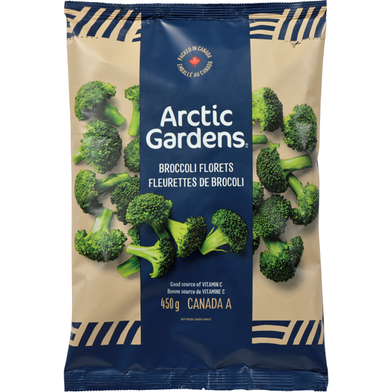 Arctic Gardens Broccoli Florets 450 g, $1.44/100g