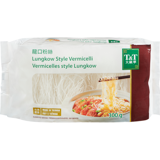 T&T Lungkow Style Vermicelli 300 g, $1.26/100g