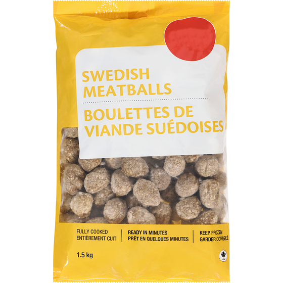 null Boulettes de viande suédoises 1.5 kg, 0,67 $/100g