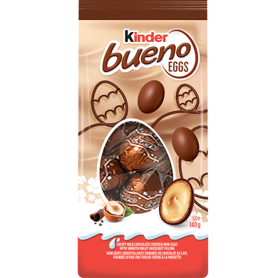 Kinder Œufs Bueno, Chocolat de Pâques, Oeuf de Pâques 140 g, 5,00 $/100g