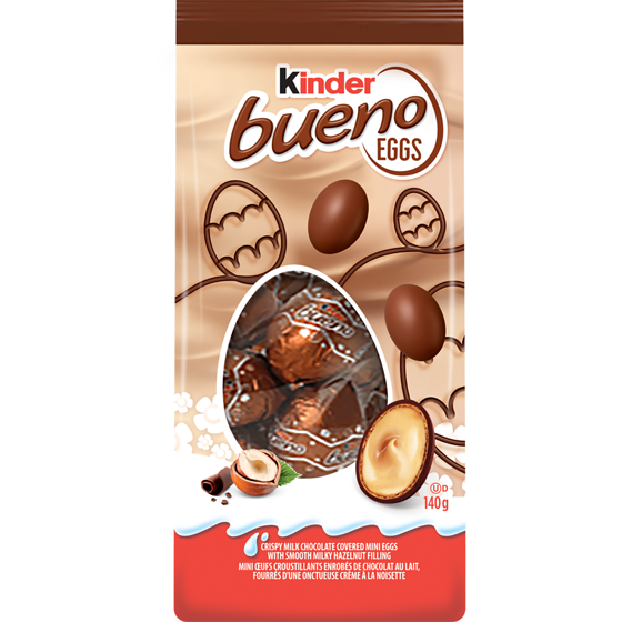 Kinder Œufs Bueno, Chocolat de Pâques, Oeuf de Pâques 140 g, 5,00 $/100g