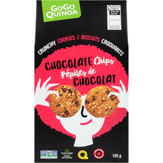 GoGo Quinoa Biscuits croquants pépites de chocolat 165 g, 3,02 $/100g