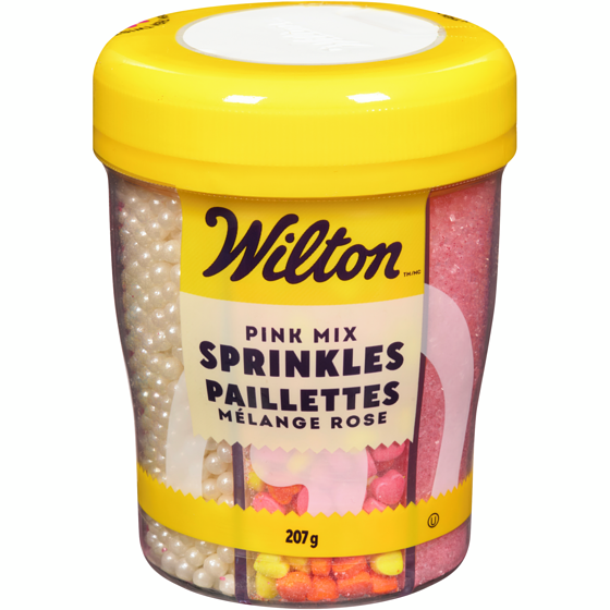 Wilton Pink, Yellow and White 6-Cell Sprinkle Mix, 7.30 oz. 207 g, $4.10/100g