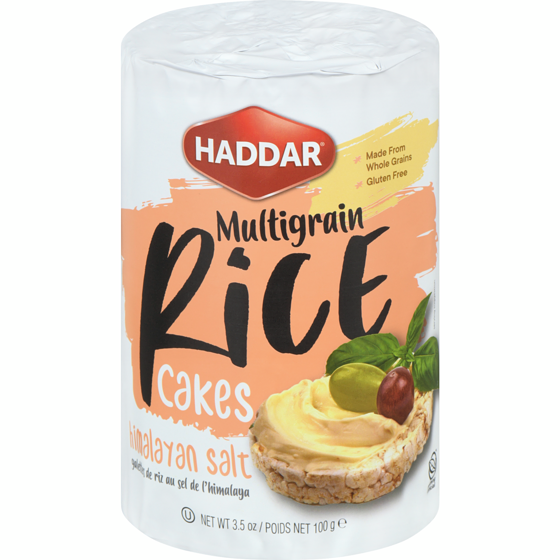 Haddar Galettes de riz au sel de l'himalaya casher 99 g, 2,31 $/100g