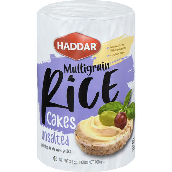 Haddar Galettes de riz non salées casher 99 g, 2,31 $/100g