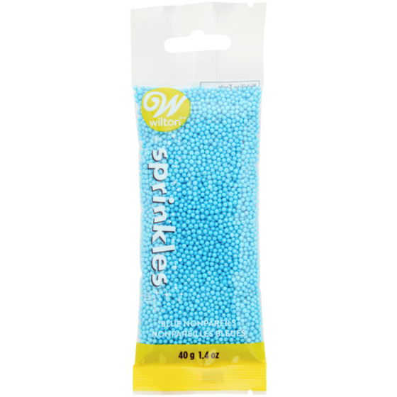 Wilton Sachet de paillettes nonpareilles bleues, 40 g  40 g, 4,48 $/100g