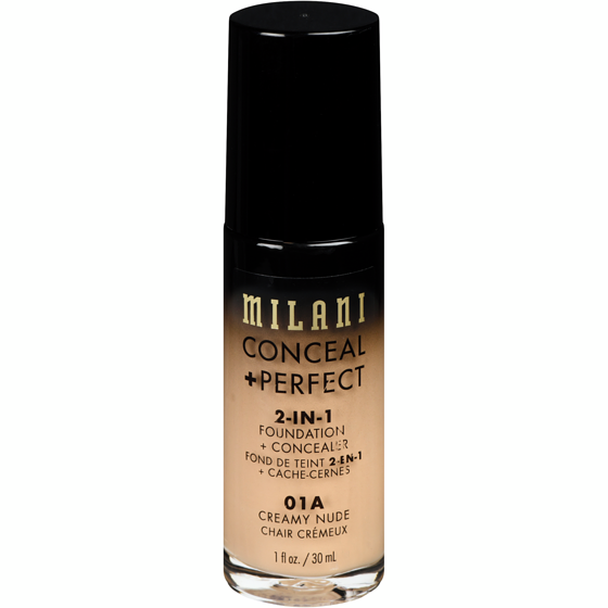 Milani Conceal + Perfect™ 2-In-1 Foundation + Concealer 01a Creamy Nude 1 ea, $15.99/1ea
