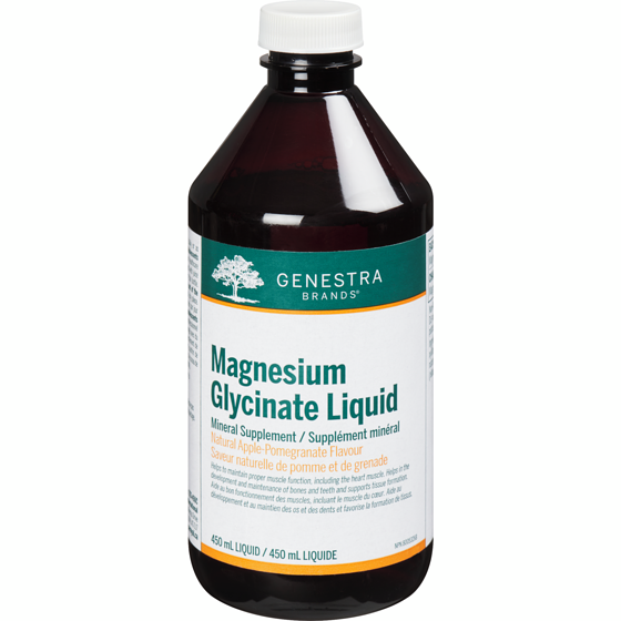 Genestra Magnesium Glycinate Liquid Natural Apple-Pomegranate Flavour 1 ea, $45.99/1ea