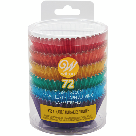 Wilton Foil Baking Cups 72 ea, $0.09/1ea