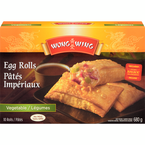 Wong Wing Egg Rolls Vegetable 680 g, $1.40/100g